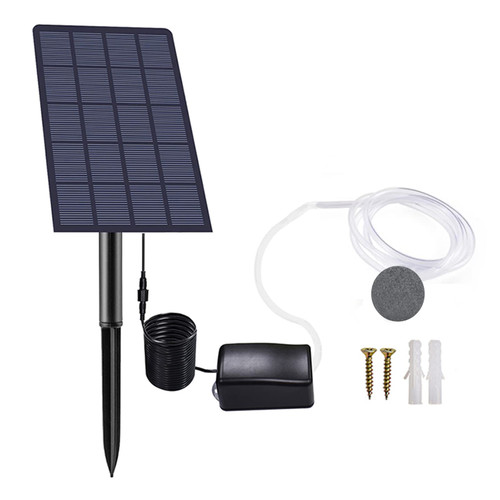 Solar Oxygen Air Pump | Outdoor Solar Pond Bubbler Aerator Fish Tank Air Pump,Solar Powered Water Circulation Pump, Low Noise Outdoor Pond Aerator for Small Pools Pareks Solar Oxygen Air Pump | Outdoor Solar Pond Bubbler Aerator Fish Tank Air Pump,Solar Powered Water Circulation Pump, Low Noise Outdoor Pond Aerator for Small Pools Pareks