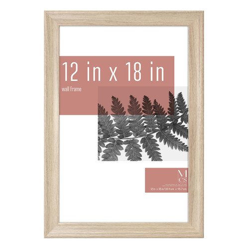 MCS Classic Studio Gallery Wall Frames, Natural Woodgrain, 12 x 18 Inch, Single