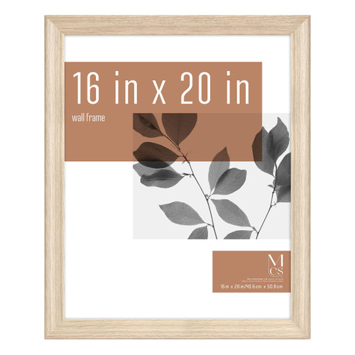 MCS Classic Studio Gallery Wall Frames, Natural Woodgrain, 16 x 20 Inch, Single