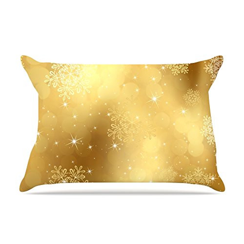 Kess InHouse Snap Studio Golden Radiance Yellow Standard Pillow Case, 30 by 20-Inch