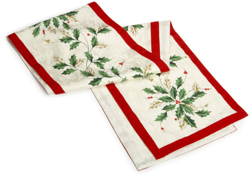 Lenox Golden Holly 108-inch by 14-inch Runner