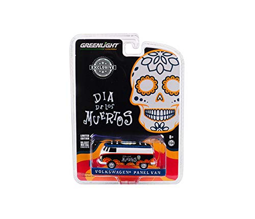 Volkswagen Panel Van Dia De Los Muertos 2018 Hobby Exclusive 1/64 Diecast Model Car by Greenlight 29958