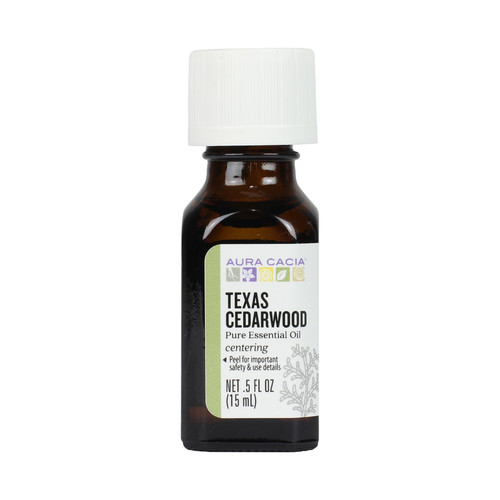 Aura Cacia Essential Oil, Strengthening Texas Cedarwood, 0.5 fluid ounce Aura Cacia Essential Oil, Strengthening Texas Cedarwood, 0.5 fluid ounce