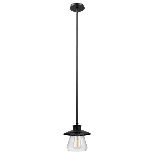 Globe Electric 64847 Nate 1-Light Pendant, Oil Rubbed Bronze, Clear Glass Shade, Bulb Not Included Globe Electric 64847 Nate 1-Light Pendant, Oil Rubbed Bronze, Clear Glass Shade, Bulb Not Included