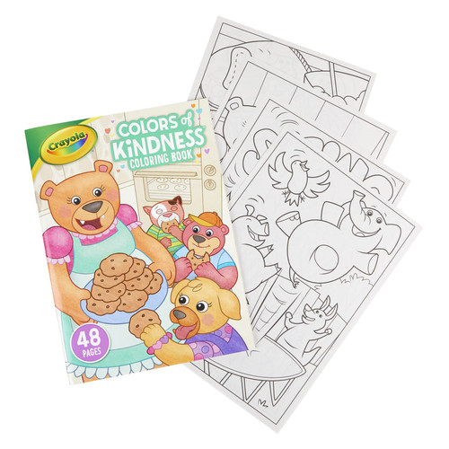 Crayola Colors of Kindness Coloring Book, 48 Pages