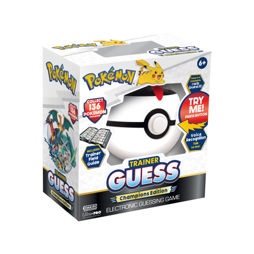 Pokemon Trainer Guess - Champion Pokemon Toy, I Will Guess It! Electronic Voice Recognition Guessing Brain Game Pokemon Go Digital Travel Board Games Toys