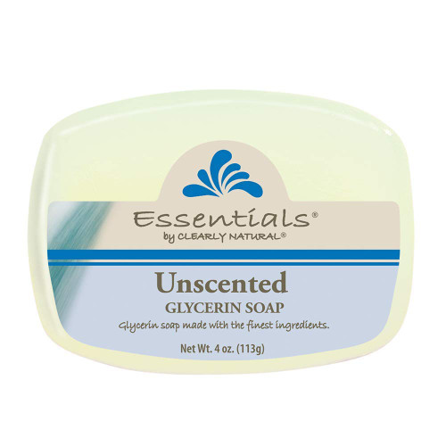 Essentials by Clearly Natural Glycerin Bar Soap, Unscented, 4 Ounce (Pack of 12) Essentials by Clearly Natural Glycerin Bar Soap, Unscented, 4 Ounce (Pack of 12)