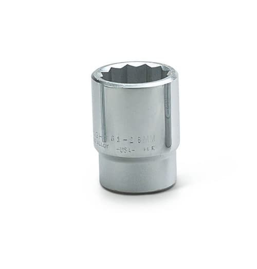 3/4" Drive 12 Point Standard Socket - 38mm