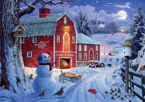 Buffalo Games - Country Life - Winter Frolic - 500 Piece Jigsaw Puzzle