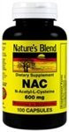 Nature's Blend NAC (N-Acetyl-L-Cysteine) 600 mg 100 Capsules