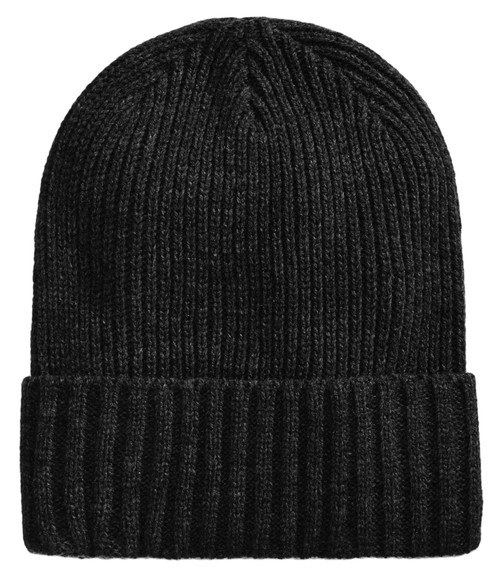 Club Room Mens Winter Knit Beanie Hat Black O/S
