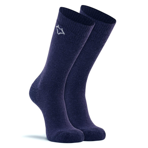 Fox River Wick Dry Tramper Medium-Weight Outdoor Crew Socks, Navy