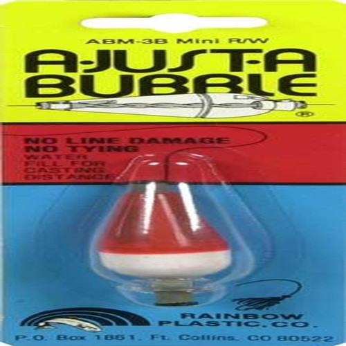 Double X Tackle ABM-3B A-Just-A-Bubble Trans Red/White, OS