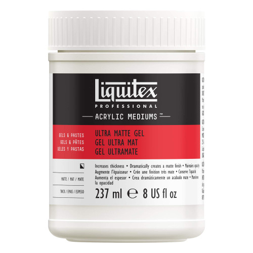 Liquitex Professional Ultra Matte Gel Medium, 237ml (8-oz)