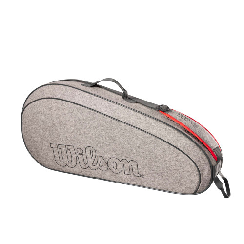 WILSON Team Tennis Racket Bag - 3 Pack, Heather Grey