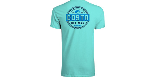 Costa Del Mar Prado Short Sleeve T Shirt, Caribbean, Medium