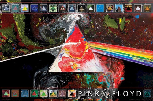AQUARIUS Pink Floyd Dark Side Poster AQUARIUS Pink Floyd Dark Side Poster