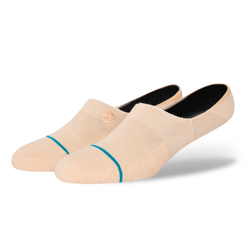 Stance Icon No Show Socks (Small, Oatmeal)