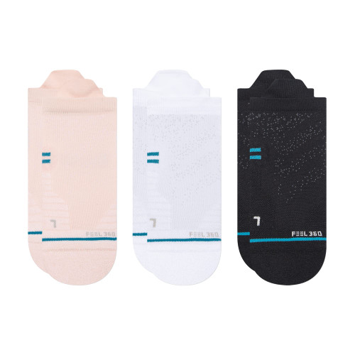 Stance Athletic Tab 3 Pack Socks (Large, Pink)