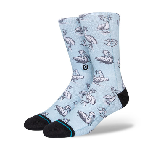 Stance Nigel Crew Socks (Medium, Lightblue)