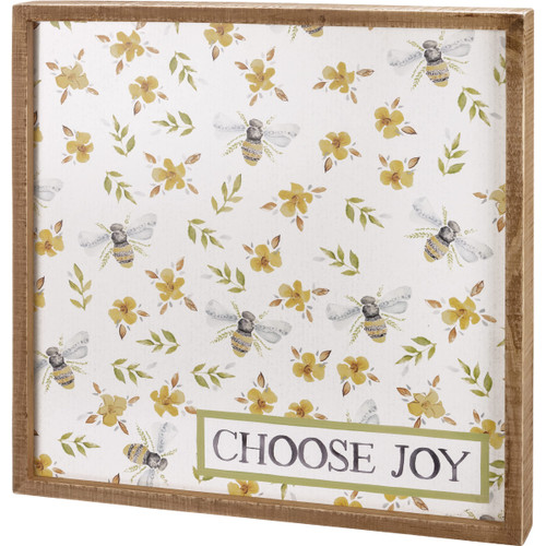 Primitives by Kathy Choose Joy Bee Themed Decorative Magnet Board Primitives by Kathy Choose Joy Bee Themed Decorative Magnet Board
