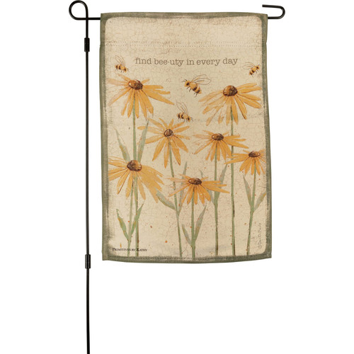 Primitives by Kathy Find Bee-Uty In Every Day Decorative Garden Flag