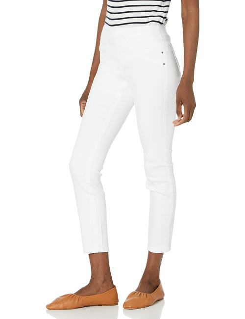 NIC+ZOE Women's Petite All Day Denim Jean, Paper White, 2P