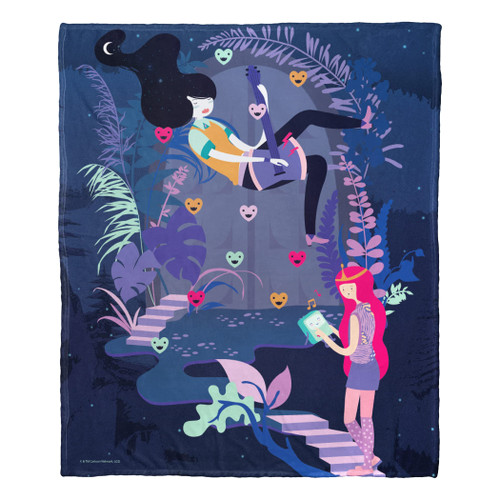 Northwest Adventure Time Silk Touch Throw Blanket, 50" x 60", Songs in The Garden