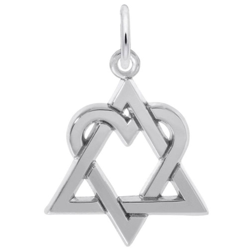 Rembrandt Charms, Adoption Symbol.925 Sterling Silver