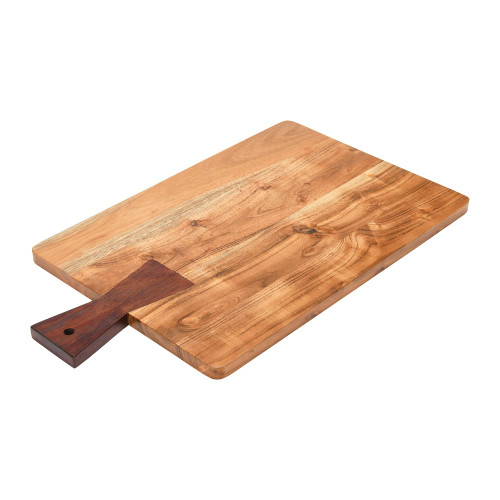Creative Co-Op Acacia Wood Cheese /Serving Board w Handle
