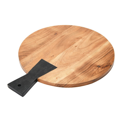 Creative Co-Op Acacia Wood Cheese / Serving Board w Handle