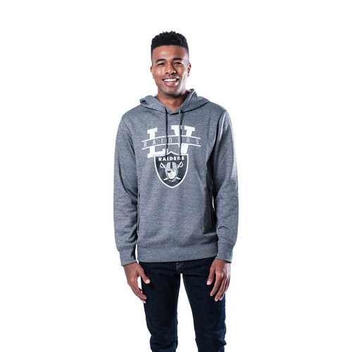 Ultra Game NFL Las Vegas Raiders Mens Fleece Hoodie Pullover Sweatshirt Zipper Pocket, Charcoal Heather, Medium Ultra Game NFL Las Vegas Raiders Mens Fleece Hoodie Pullover Sweatshirt Zipper Pocket, Charcoal Heather, Medium
