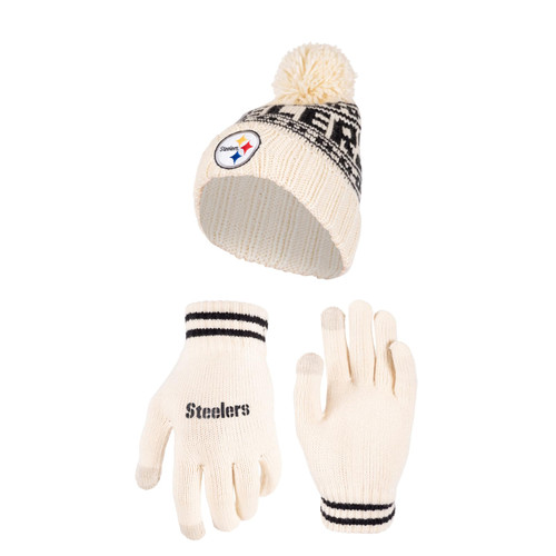 Ultra Game Standard CORE Fan HAT Gloves Set, Natural, One Size