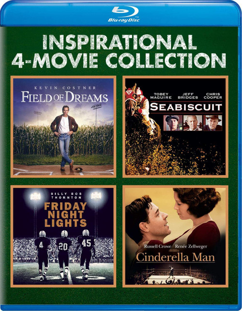 Inspirational 4-Movie Collection (Field of Dreams / Seabiscuit / Friday Night Lights / Cinderella Man) [Blu-ray]