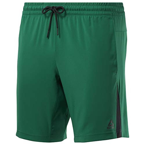 Reebok Workout Ready Woven Short, Clover Green, Medium