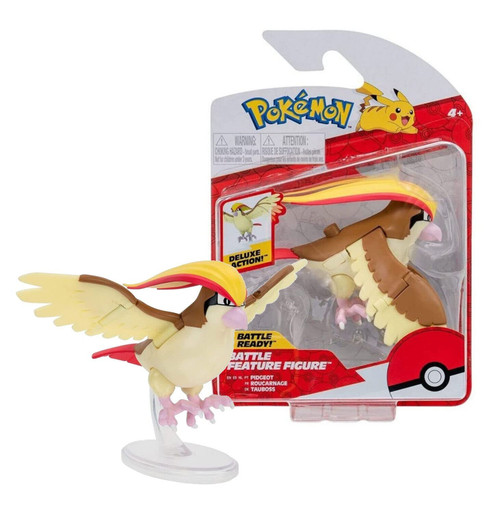 Pokemon Clip N Go Battle Feature Figure Set and Action Ready (Pidgeot)