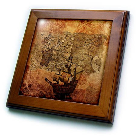 3dRose ft_256167_1 Framed Tile, 6 x 6