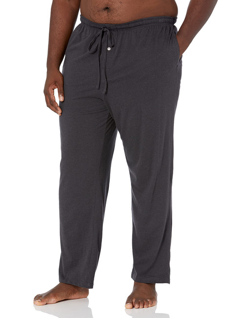 Amazon Essentials Men's Knit Pajama Pant, Charcoal Heather, Medium
