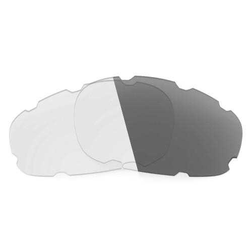 Revant Replacement Lenses Compatible With Oakley Split Jacket Vented (Low Bridge Fit), Non-Polarized, Adapt Gray Photochromic