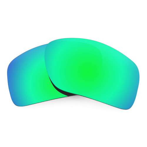 Revant Replacement Lenses Compatible With Oakley Big Taco, Polarized, Emerald Green MirrorShield
