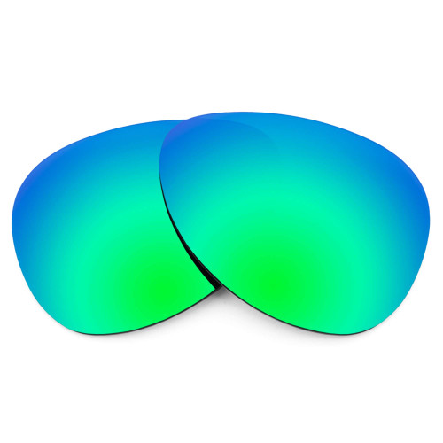 Revant Replacement Lenses Compatible With Maui Jim Mavericks, Non-Polarized, Emerald Green MirrorShield
