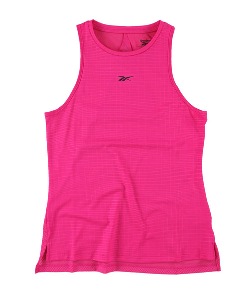 Reebok Womens Smartvent Tank Top, Pink, X-Small