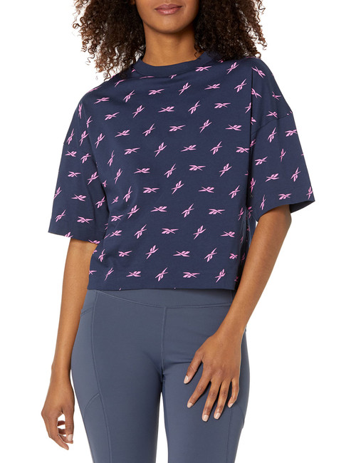 Reebok Training Essentials Graphic T-Shirt, Vector Navy, S