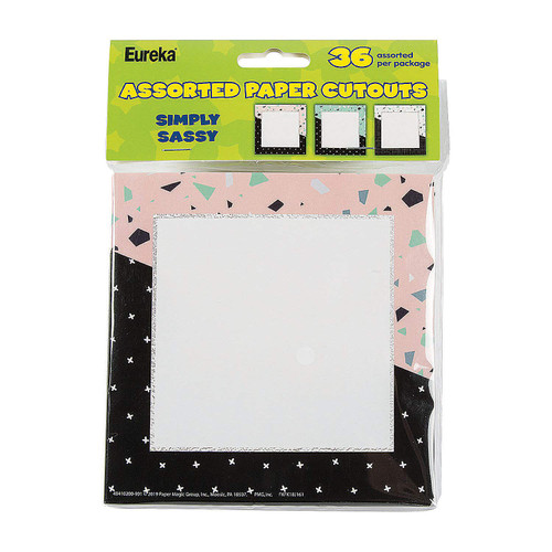 Fun Express Simply Sassy Bb Cutouts - 36 Pieces - Educational and Learning Activities for Kids