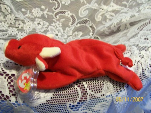 TY Beanie Baby - TABASCO the Bull (4th Gen hang tag)