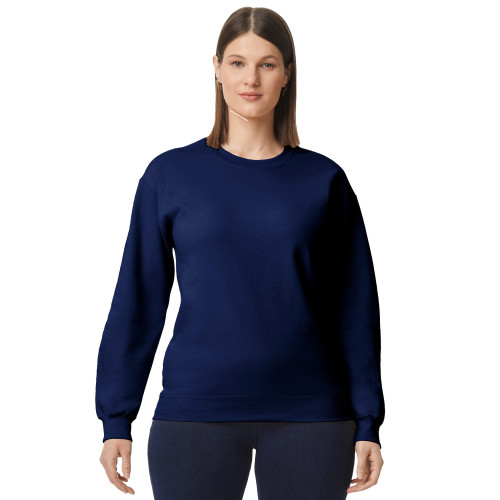 Gildan Softstyle Crewneck Sweatshirt, Style GSF000, Navy