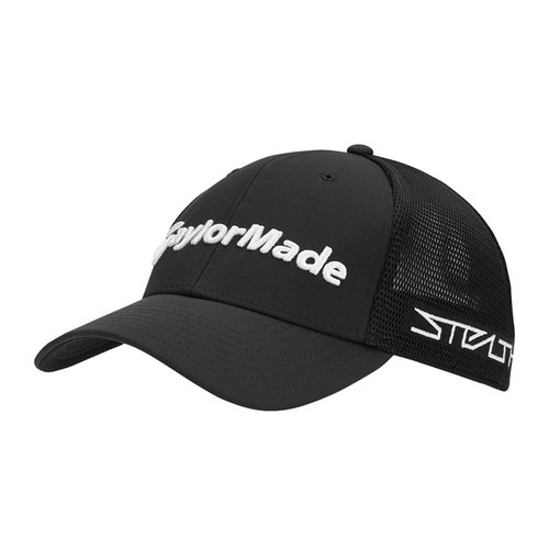 TaylorMade Golf Tour Cage Hat Black Small/Medium