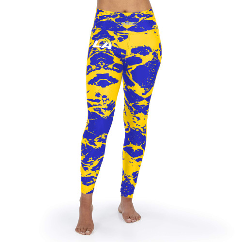 Officially Licensed Zubaz Women's NFL NFL Women's Lava Legging, Los Angeles Rams, Size Small Officially Licensed Zubaz Women's NFL NFL Women's Lava Legging, Los Angeles Rams, Size Small