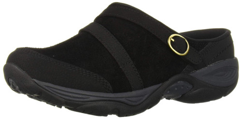 Easy Spirit Women's Equinox Mule, Black Suede, 8.5