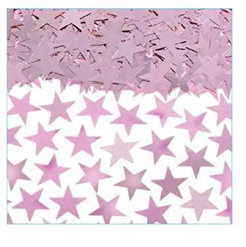 Amscan Metallic Mini Star Confetti Pack | Blush Pink | 1ct